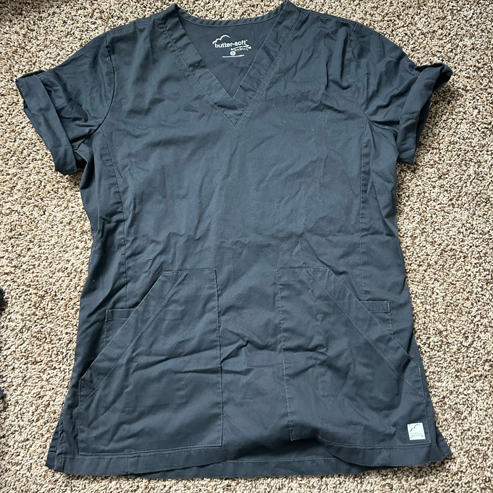 Grey jogger scrubs